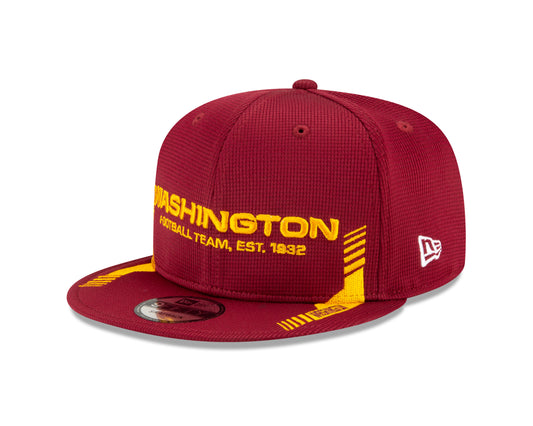 Washington Football New Era Sideline Home 9FIFTY Adjustable Hat - Burgandy