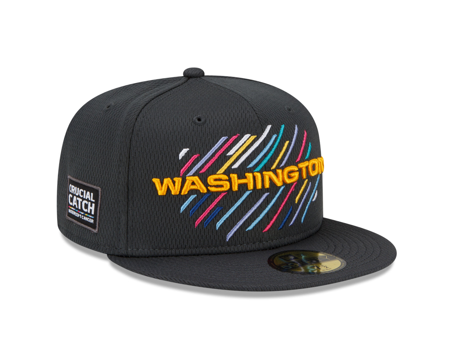 Washington Football New Era Crucal Catch 59FIFTY Fitted Hat - Gray