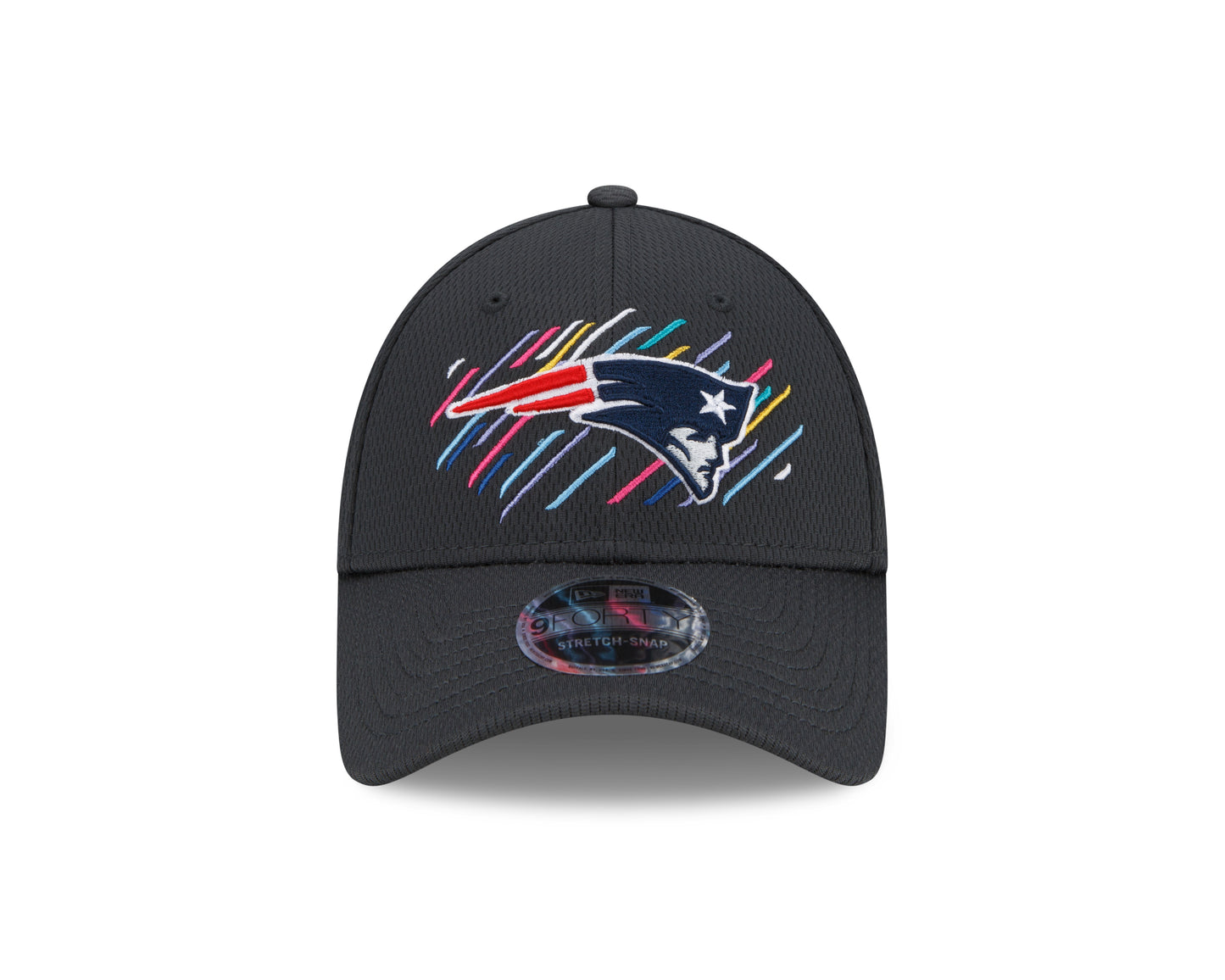 New England Patriots Crucial Catch 9FORTY Adjustable Hat - Gray
