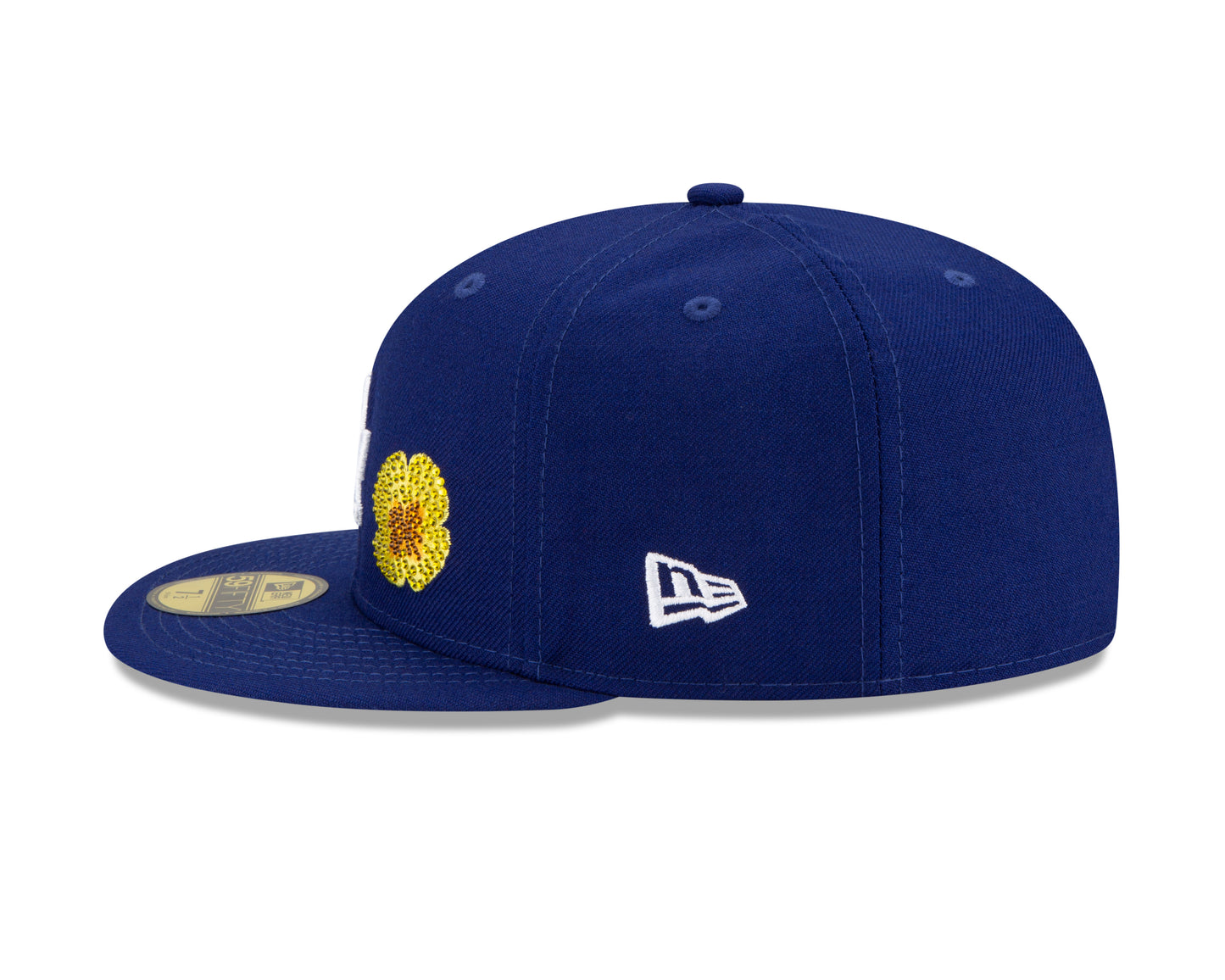 Los Angeles Dodgers New Era Crystal Icons Rhinestone 59FIFTY Fitted Hat - Bue