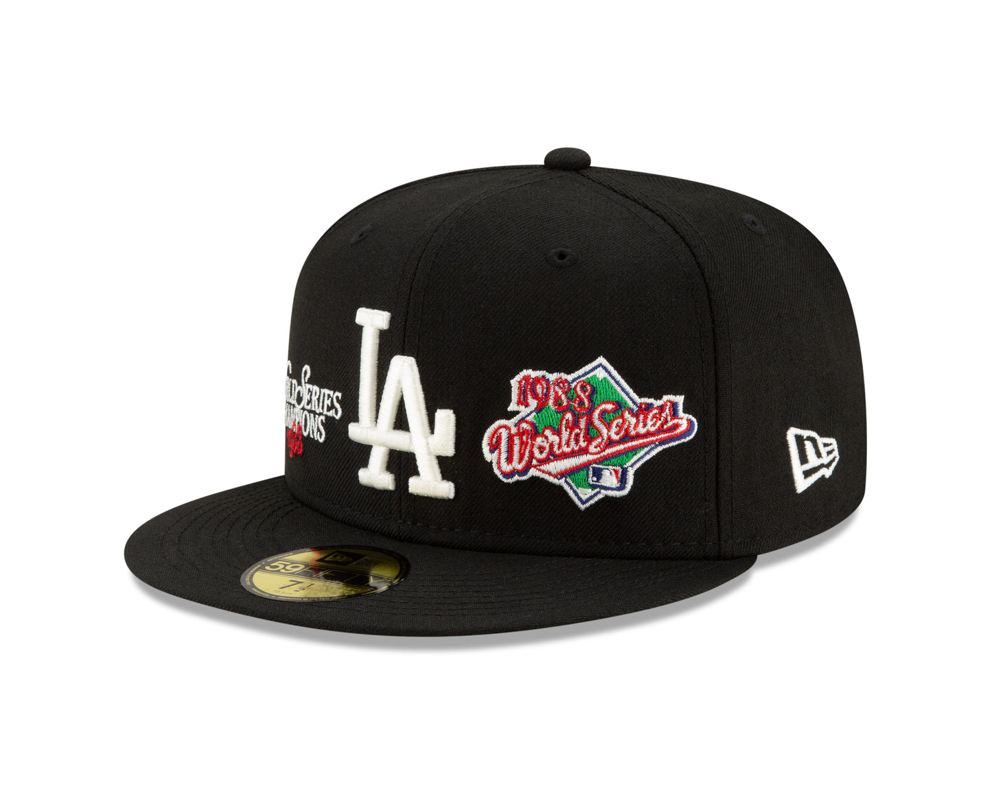 Los Angeles Dodgers New Era Wool World Series 1988 59FIFTY Fitted Hat - Black