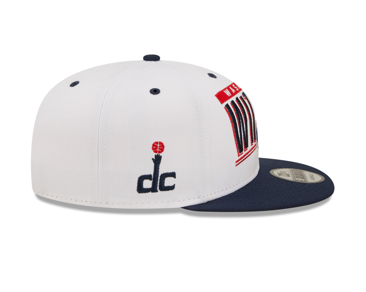 Washington Wizards New Era Retro Title White / Royal 9FIFTY Snap Back Hat