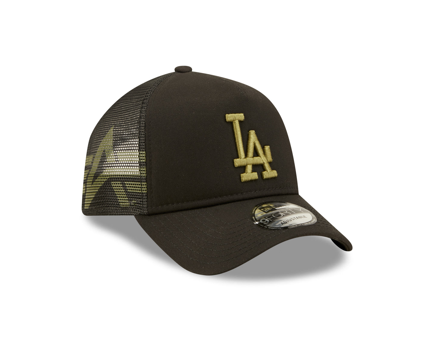 Los Angeles Dodgers New Era x Alpha Industries A-Frame 9FORTY Trucker Snapback