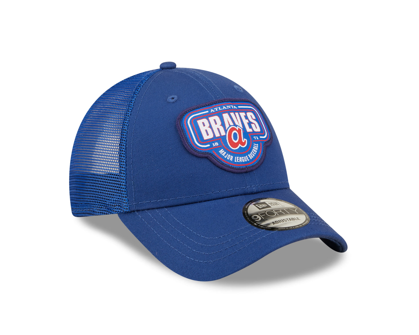 Atlanta Braves New Era Team Logo Patched 940 Trucker