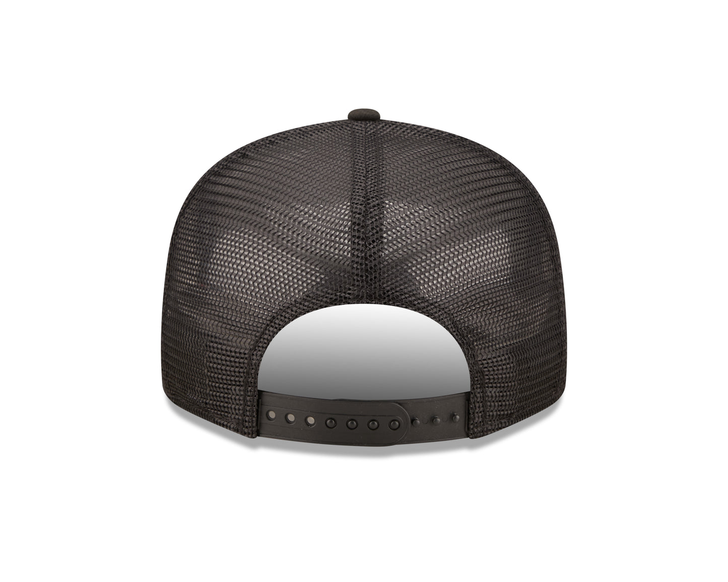 Philadelphia 76ers New Era Black on Black Classic Trucker Mesh 9Fifty Hat
