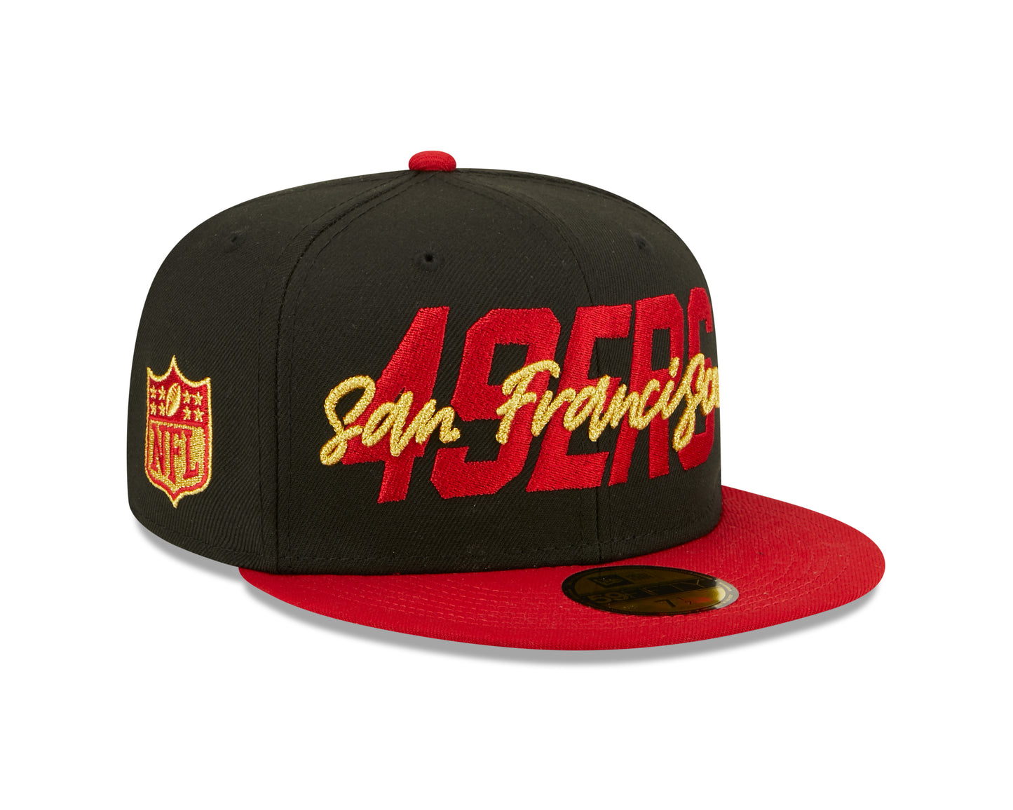 San Francisco 49ers New Era Draft On Stage 59FIFTY Fitted Hat - Black / Red