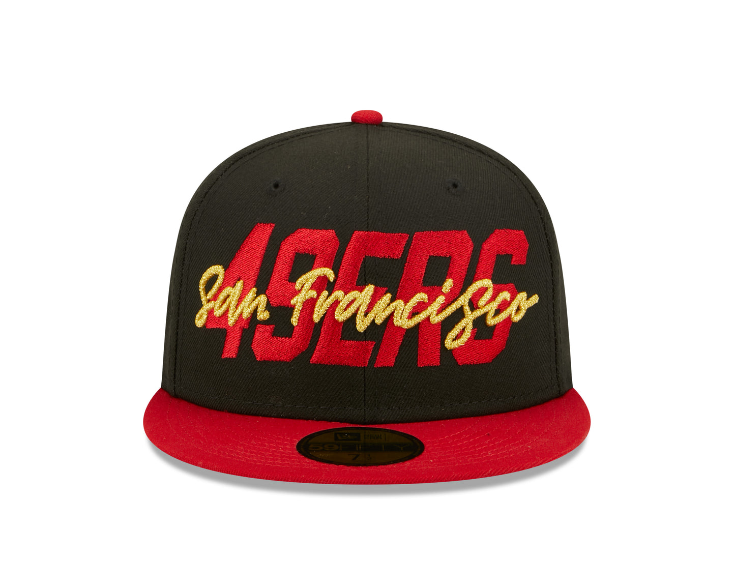 San Francisco 49ers New Era Draft On Stage 59FIFTY Fitted Hat - Black / Red