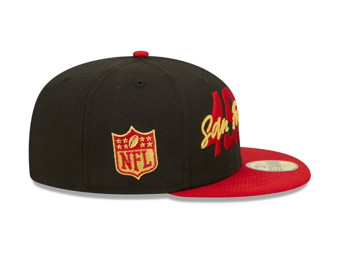 San Francisco 49ers New Era Draft On Stage 59FIFTY Fitted Hat - Black / Red