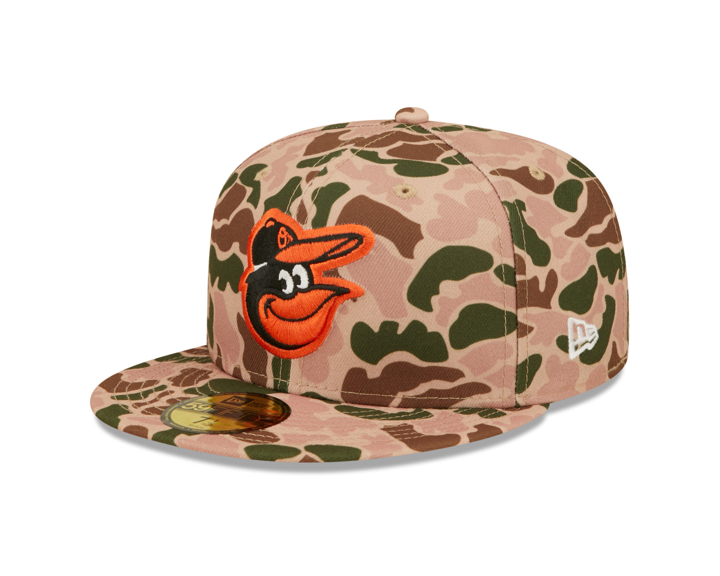Baltimore Orioles Duck Camo World Series 1983 Side Patch 59fifty Fitted Hat