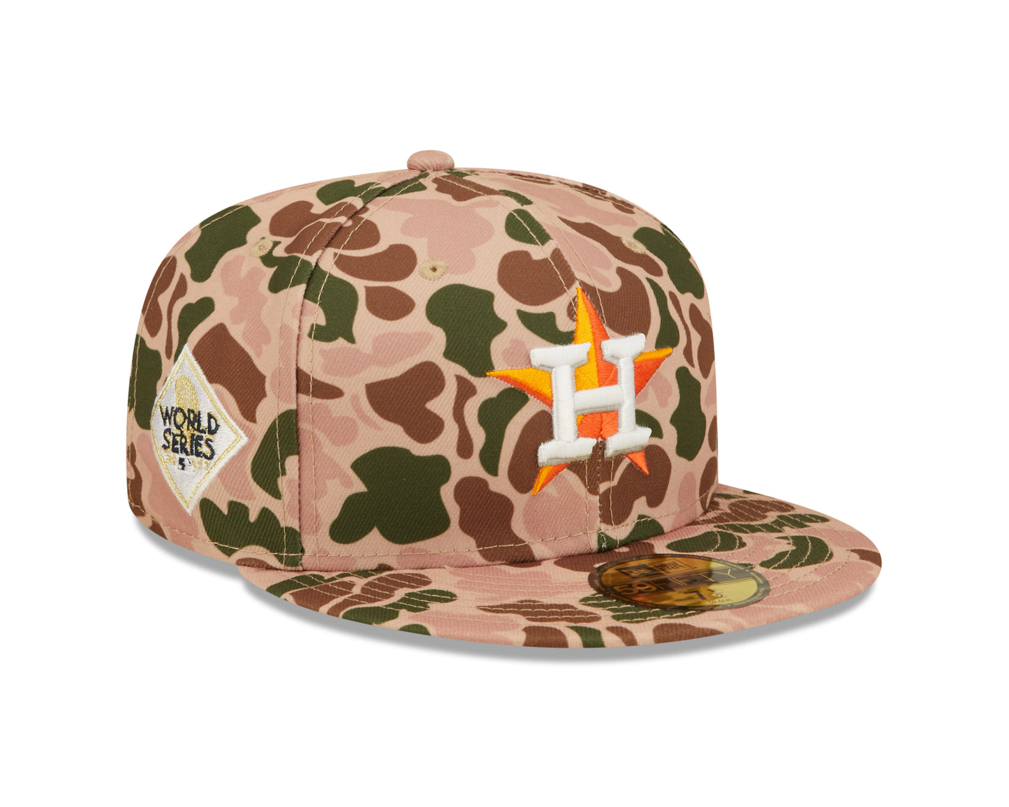 Houston Astros Duck Camo World Series 2012 Side Patch 59fifty Fitted Hat