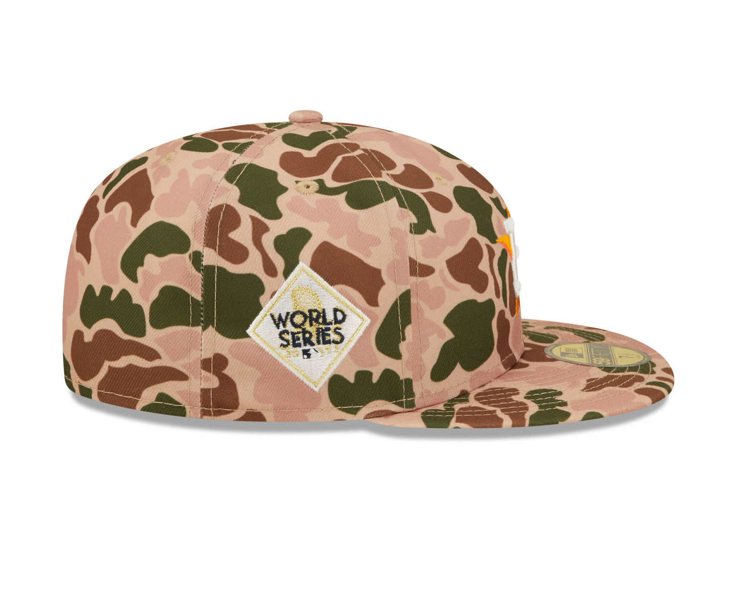 Houston Astros Duck Camo World Series 2012 Side Patch 59fifty Fitted Hat