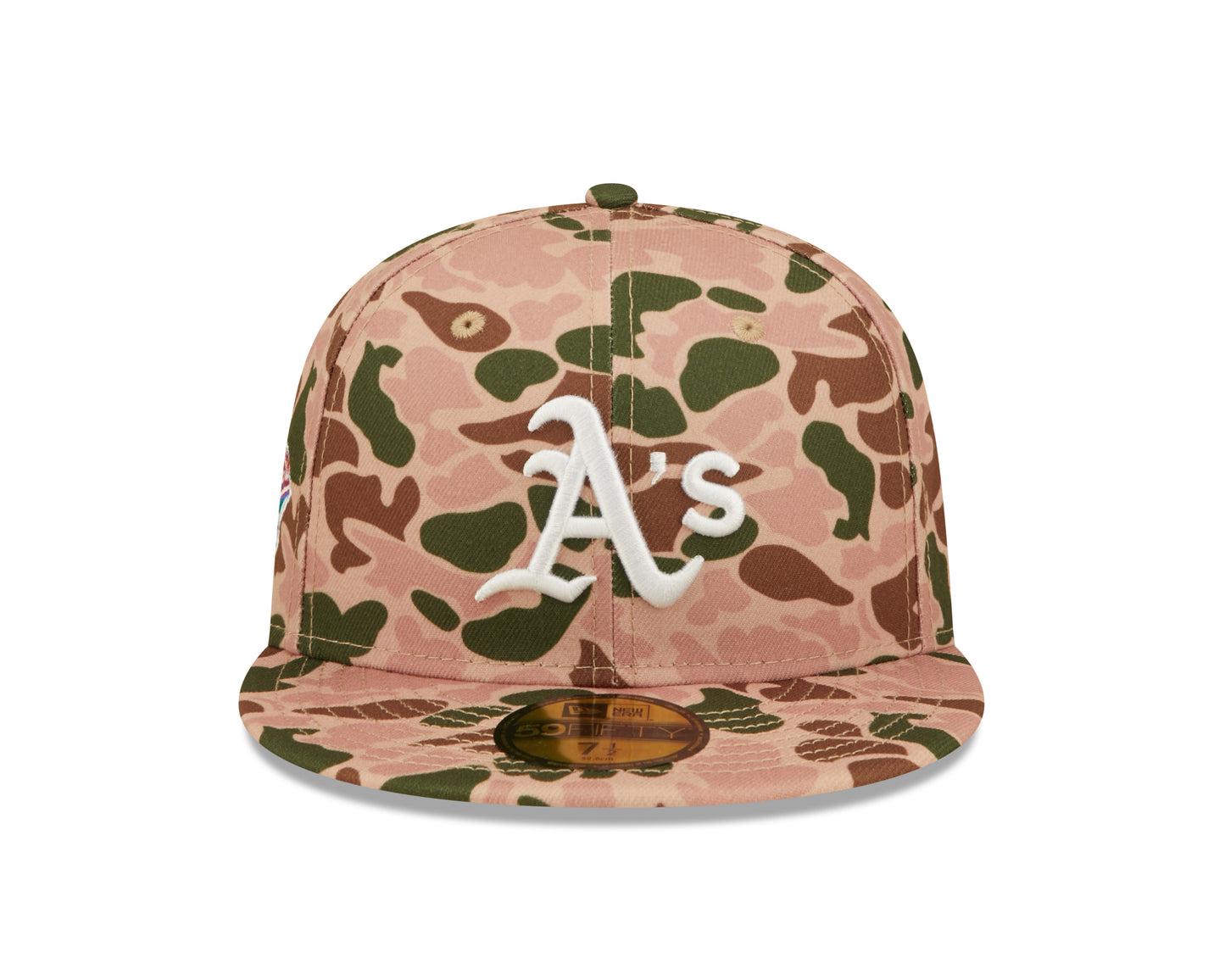 Oakland Athletics Duck Camo World Series 1989 Side Patch 59fifty Fitted Hat