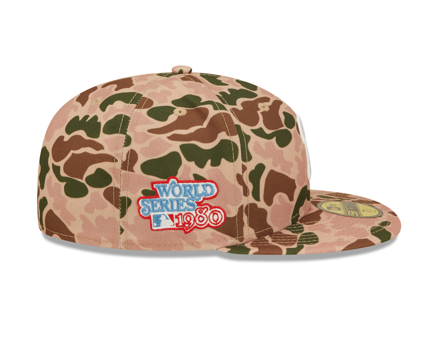 Philadelphia Phillies Duck Camo World Series 1980 Side Patch 59fifty Fitted Hat