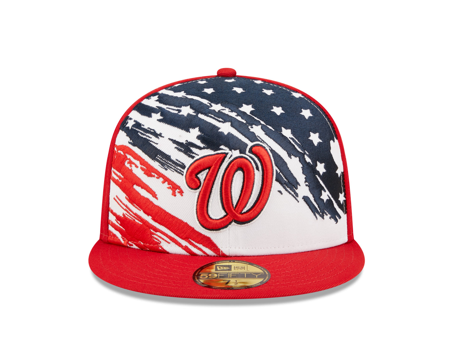 Washington Nationals Stars and Stripes July 4th 59fifty Fitted Hats