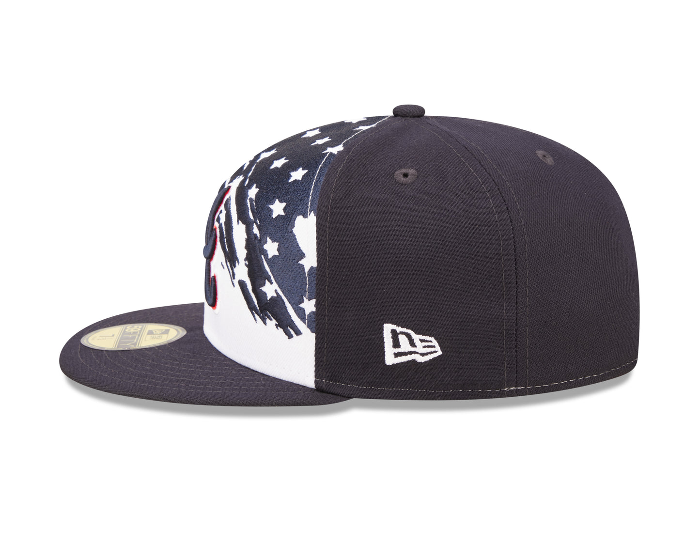 Atlanta Braves New Era Stars and Stripes July 4th 59fifty Fitted Hat