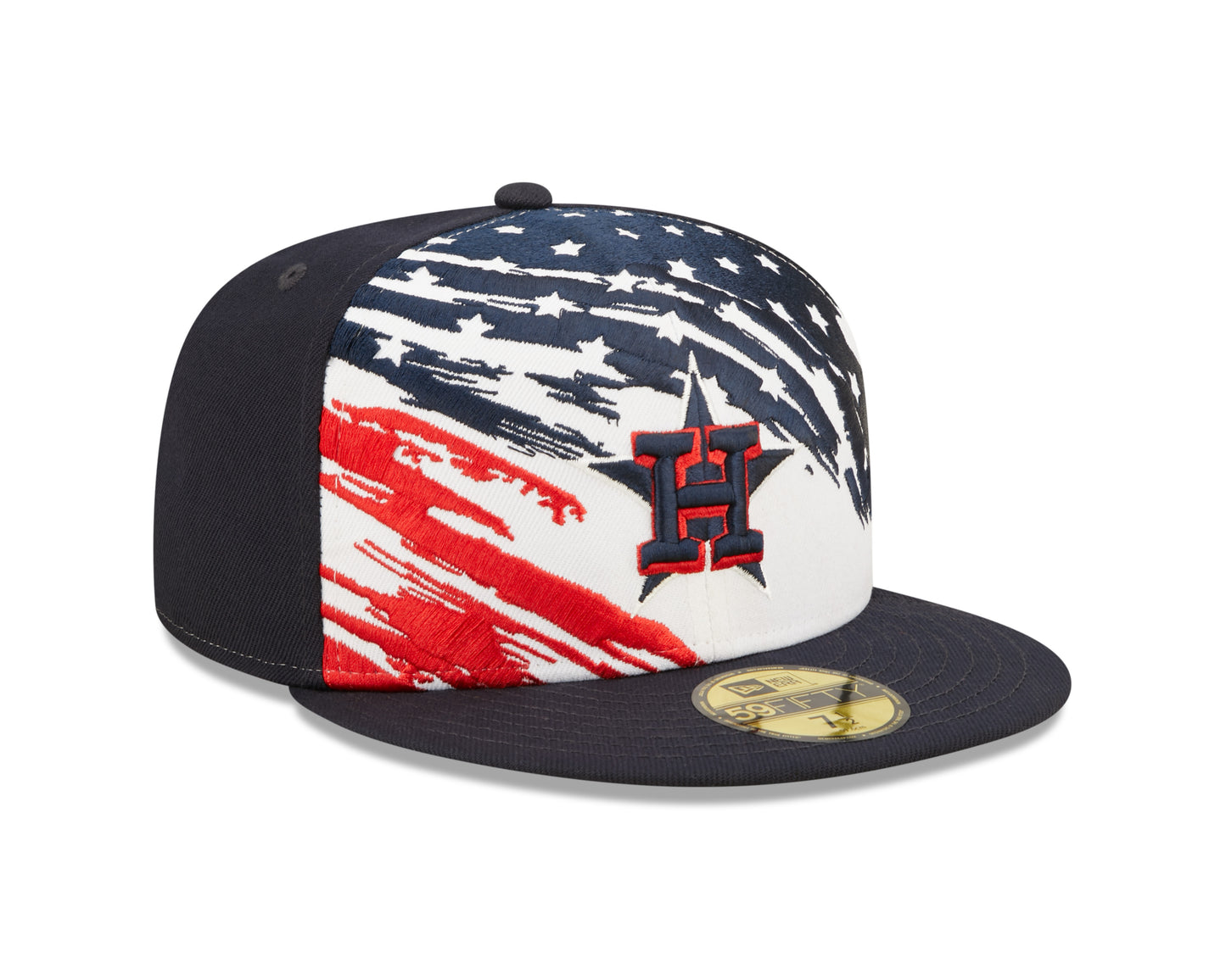 Houston Astros New Era Stars and Stripes July 4th 59fifty Fitted Hats
