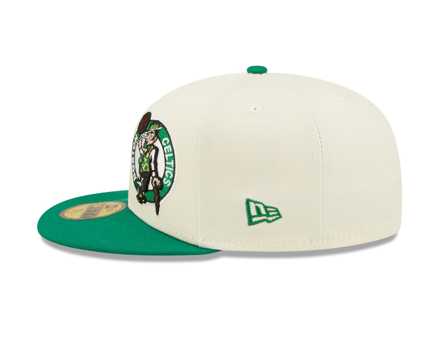 Boston Celtics New Era NBA On Stage Draft 59FIFTY Fitted Hat - Cream