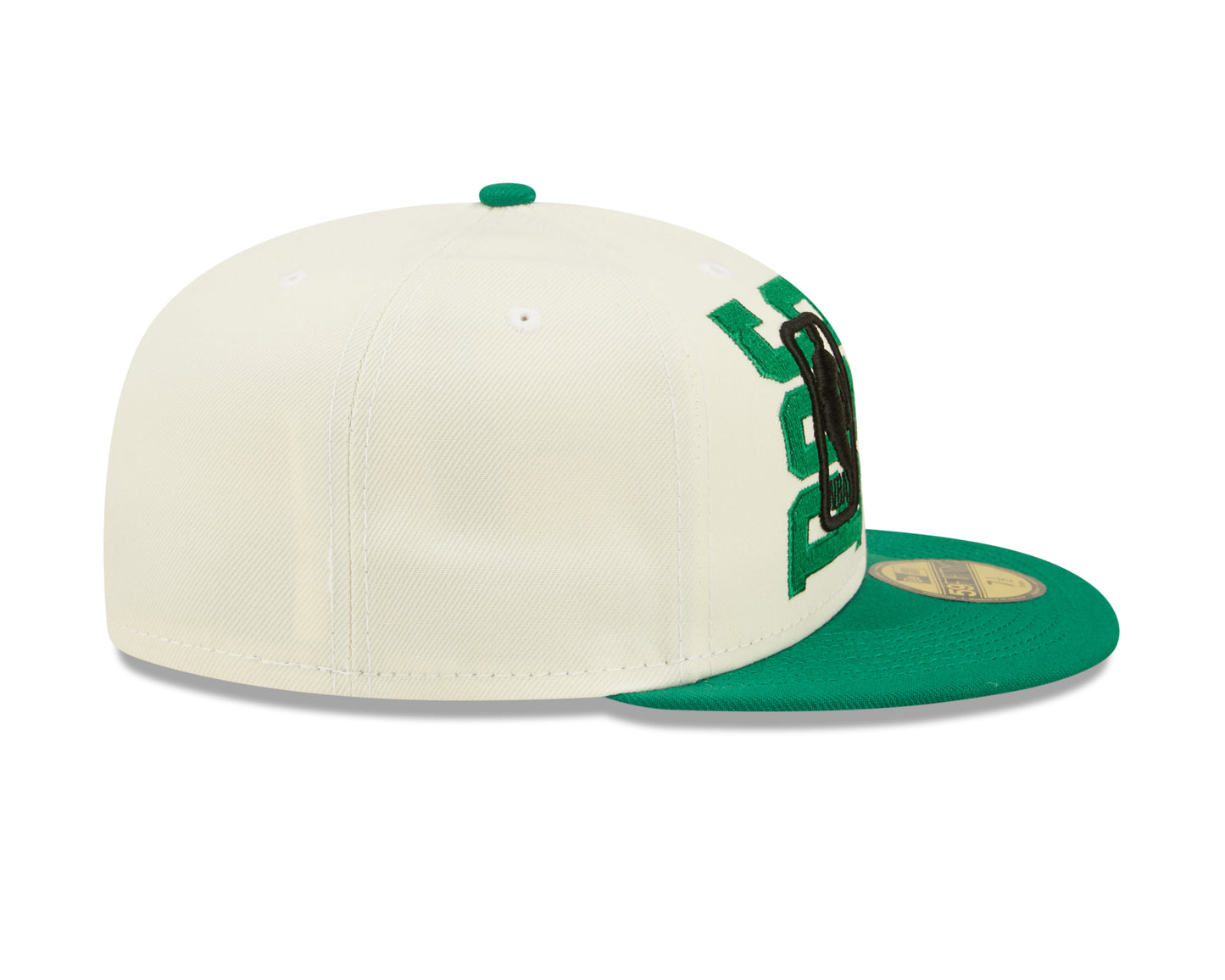 Boston Celtics New Era NBA On Stage Draft 59FIFTY Fitted Hat - Cream