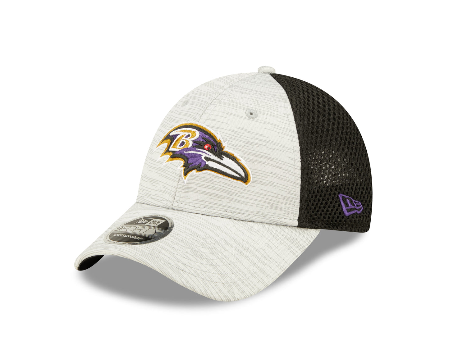 Baltimore Ravens Active Neo 9FORTY Adjustable Hat - Gray