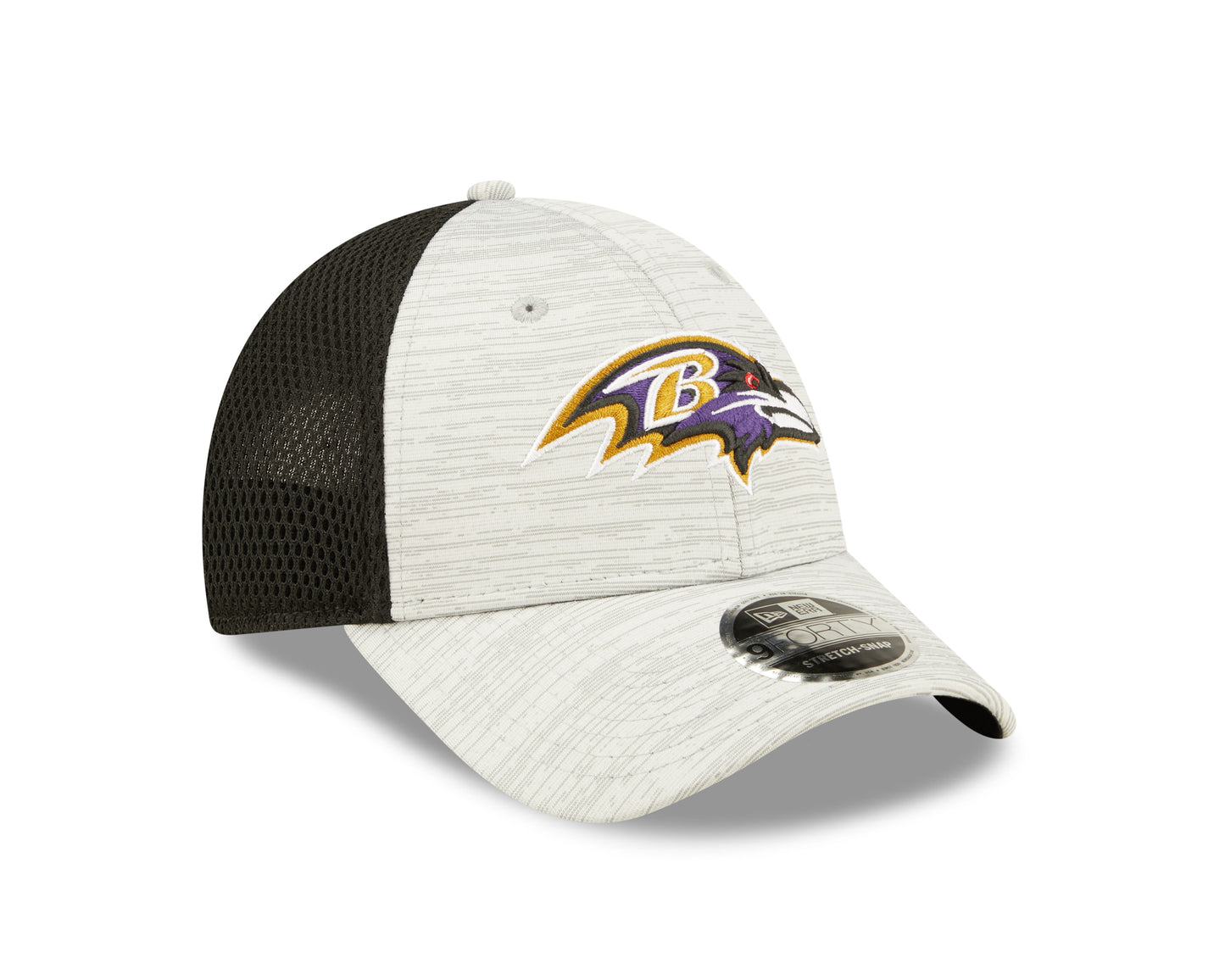 Baltimore Ravens Active Neo 9FORTY Adjustable Hat - Gray