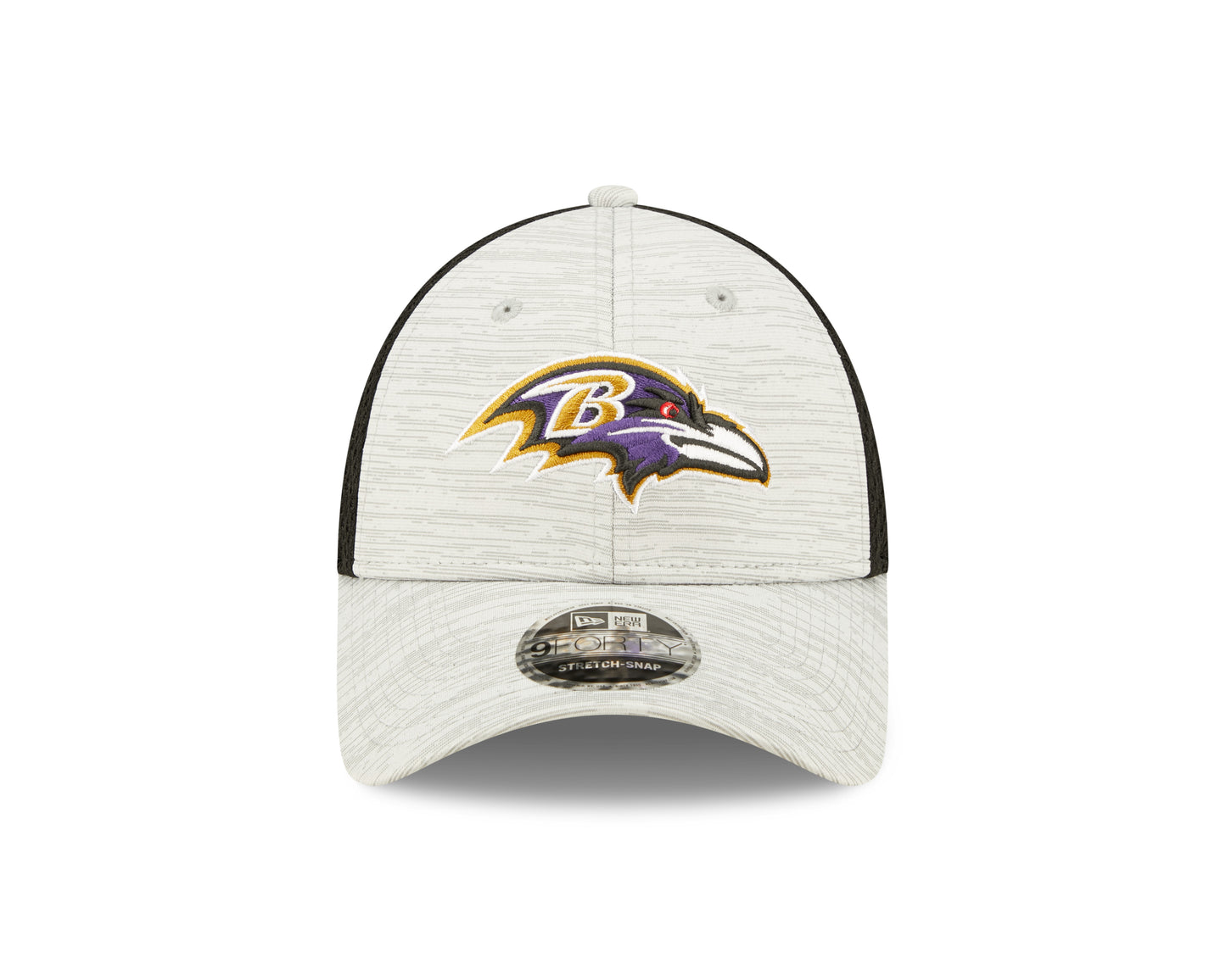 Baltimore Ravens Active Neo 9FORTY Adjustable Hat - Gray