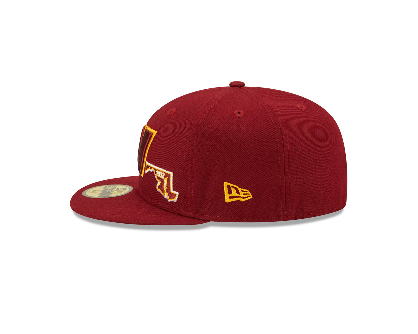 Washington Commanders New Era Identity 59FIFTY Fitted Hat - Burgandy