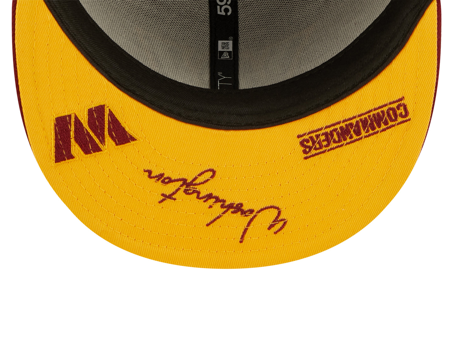 Washington Commanders New Era Identity 59FIFTY Fitted Hat - Burgandy