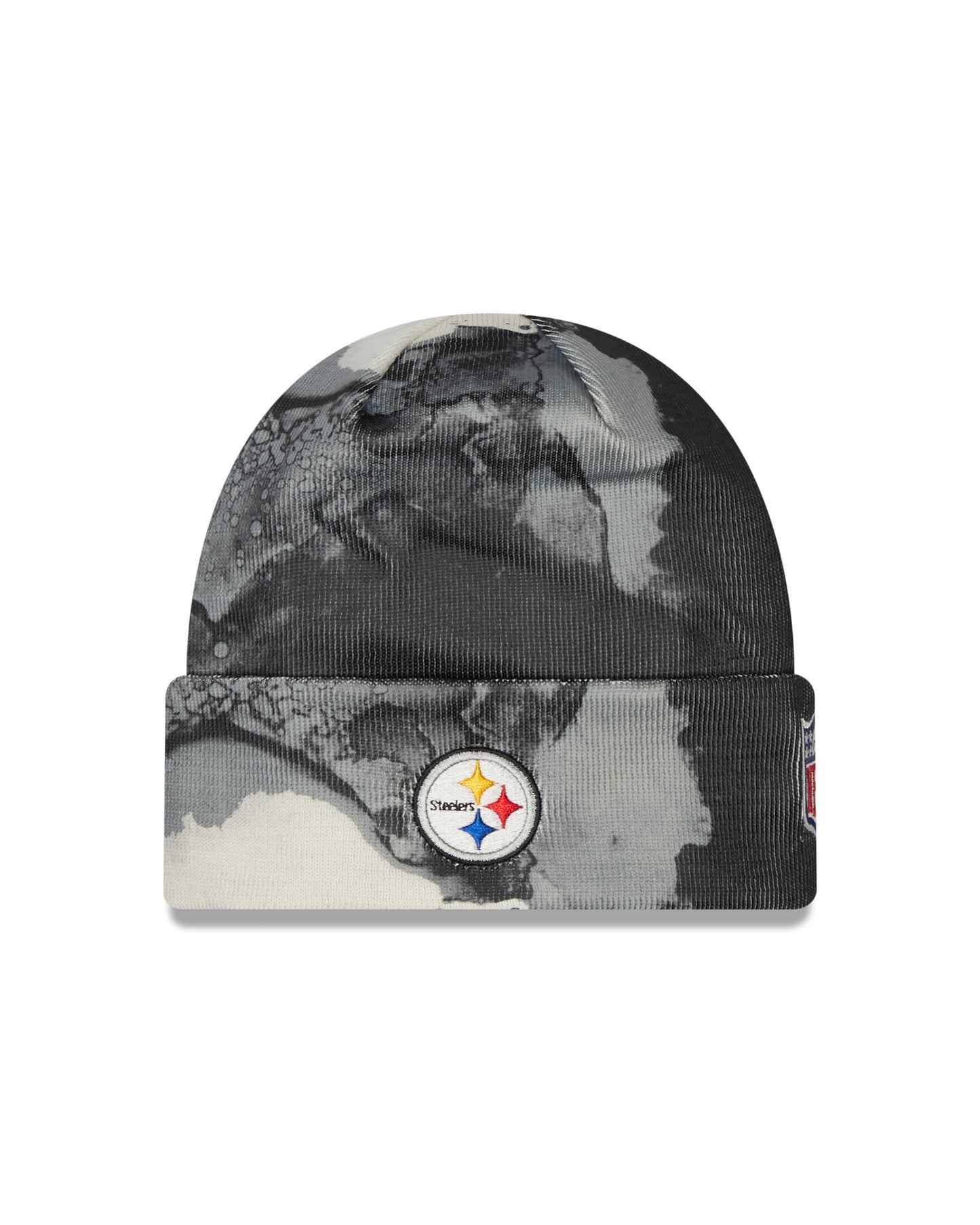 Pittsburgh Steelers New Era Sideline Ink Dye Cuffed Knit Hat - Team