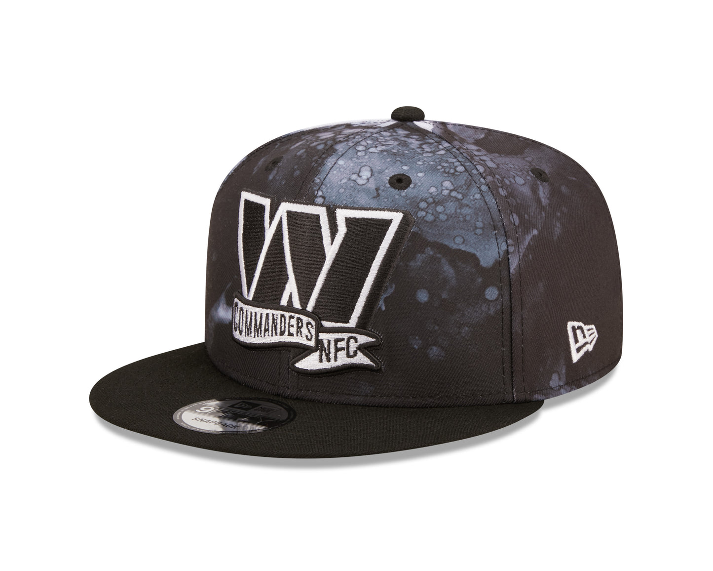 Washington Commanders Sideline Ink Black & White 9Fifty Snapback Hat