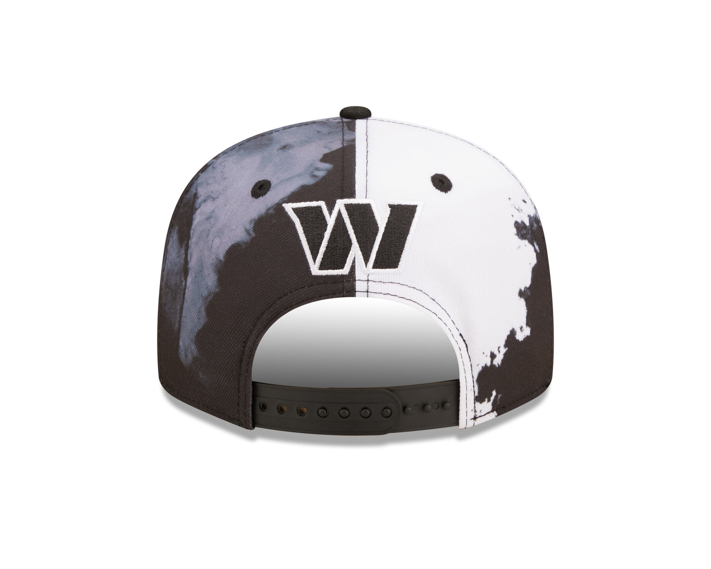 Washington Commanders Sideline Ink Black & White 9Fifty Snapback Hat