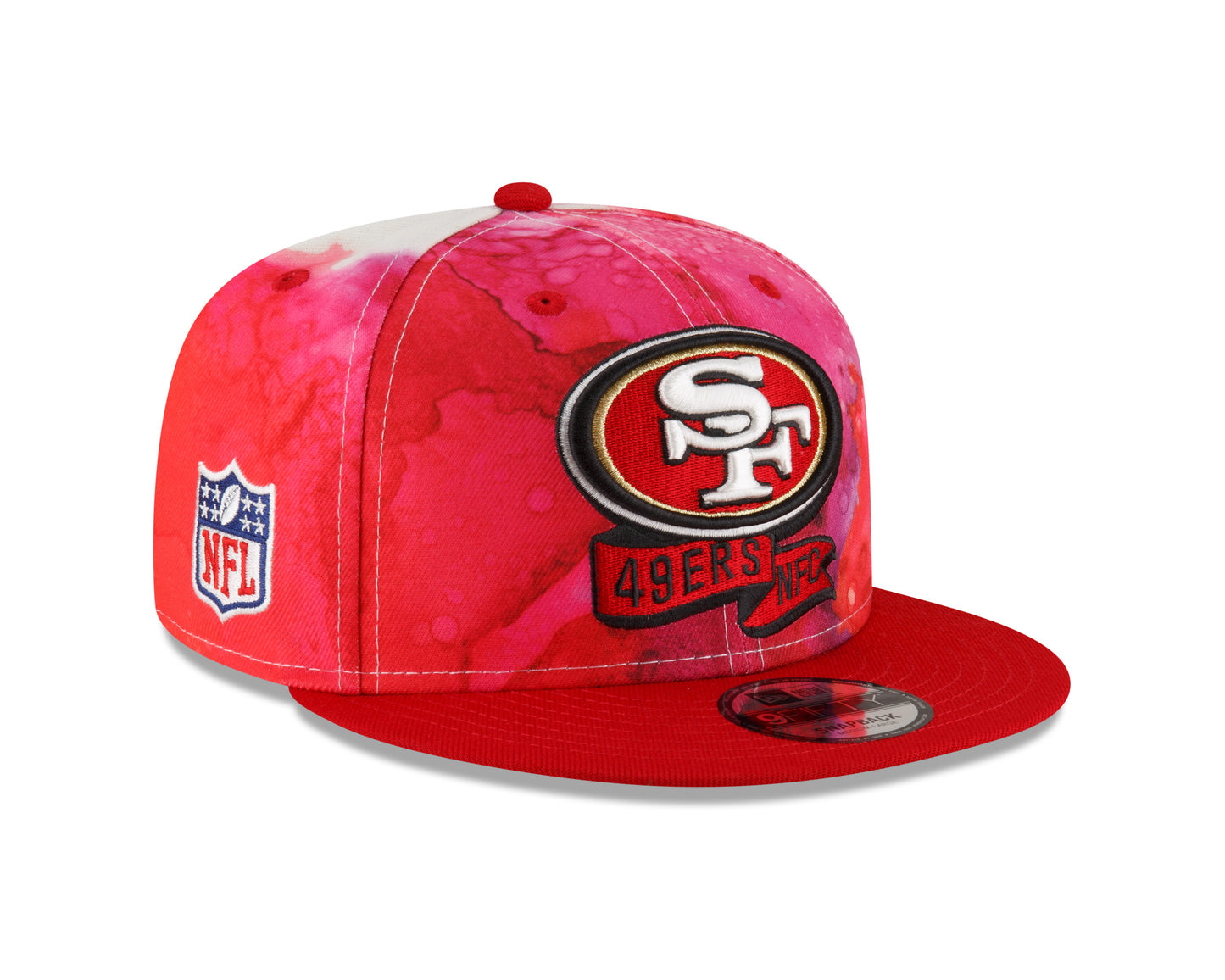San Francisco 49ers Sideline Ink Team Color 9Fifty Snapback Hat