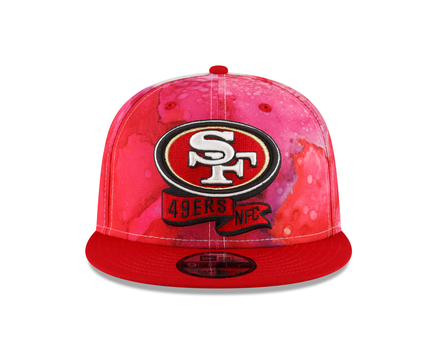 San Francisco 49ers Sideline Ink Team Color 9Fifty Snapback Hat