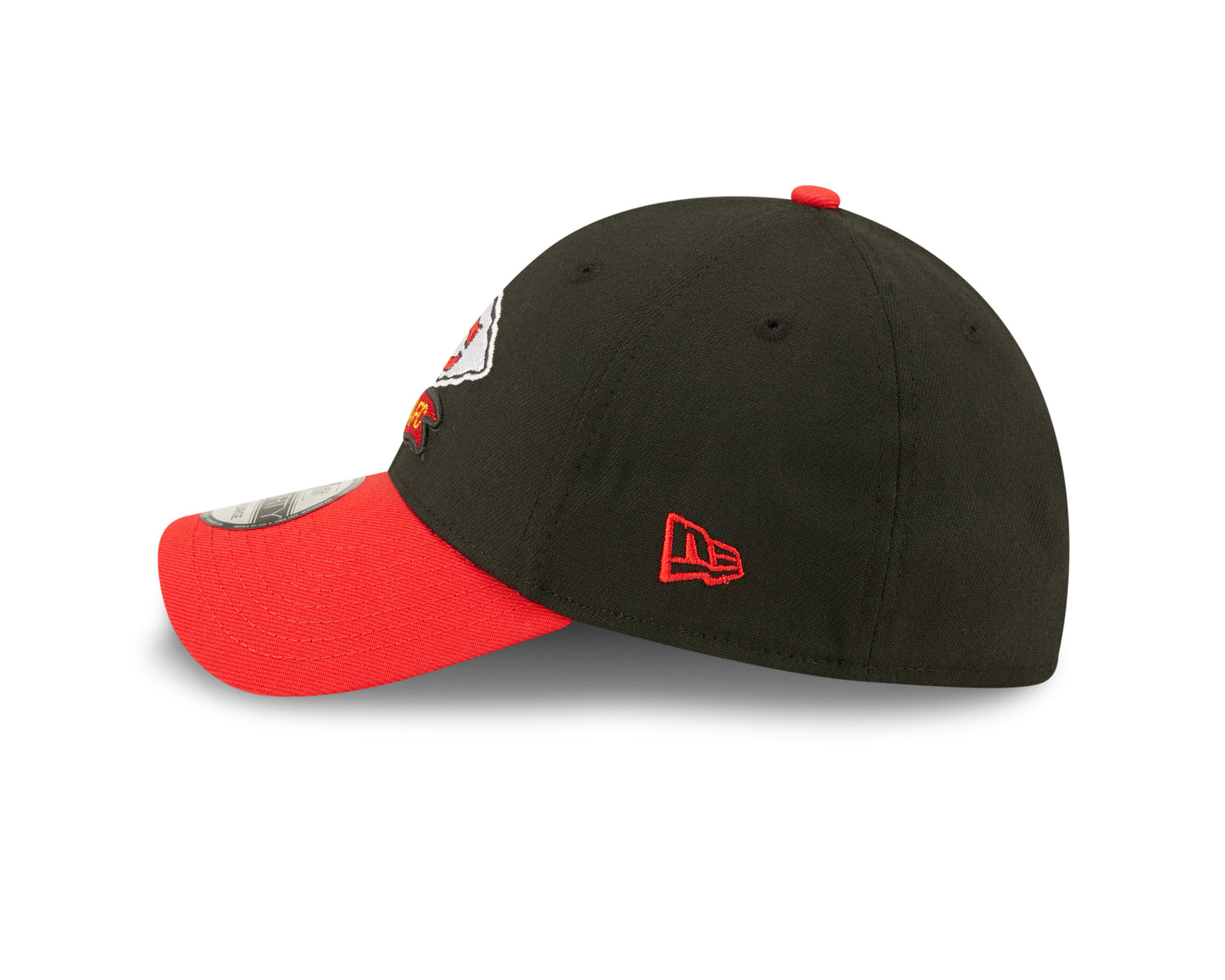 Kansas City Chiefs New Era Sideline Banner Team Colors 39THIRTY Flex Hat - Black