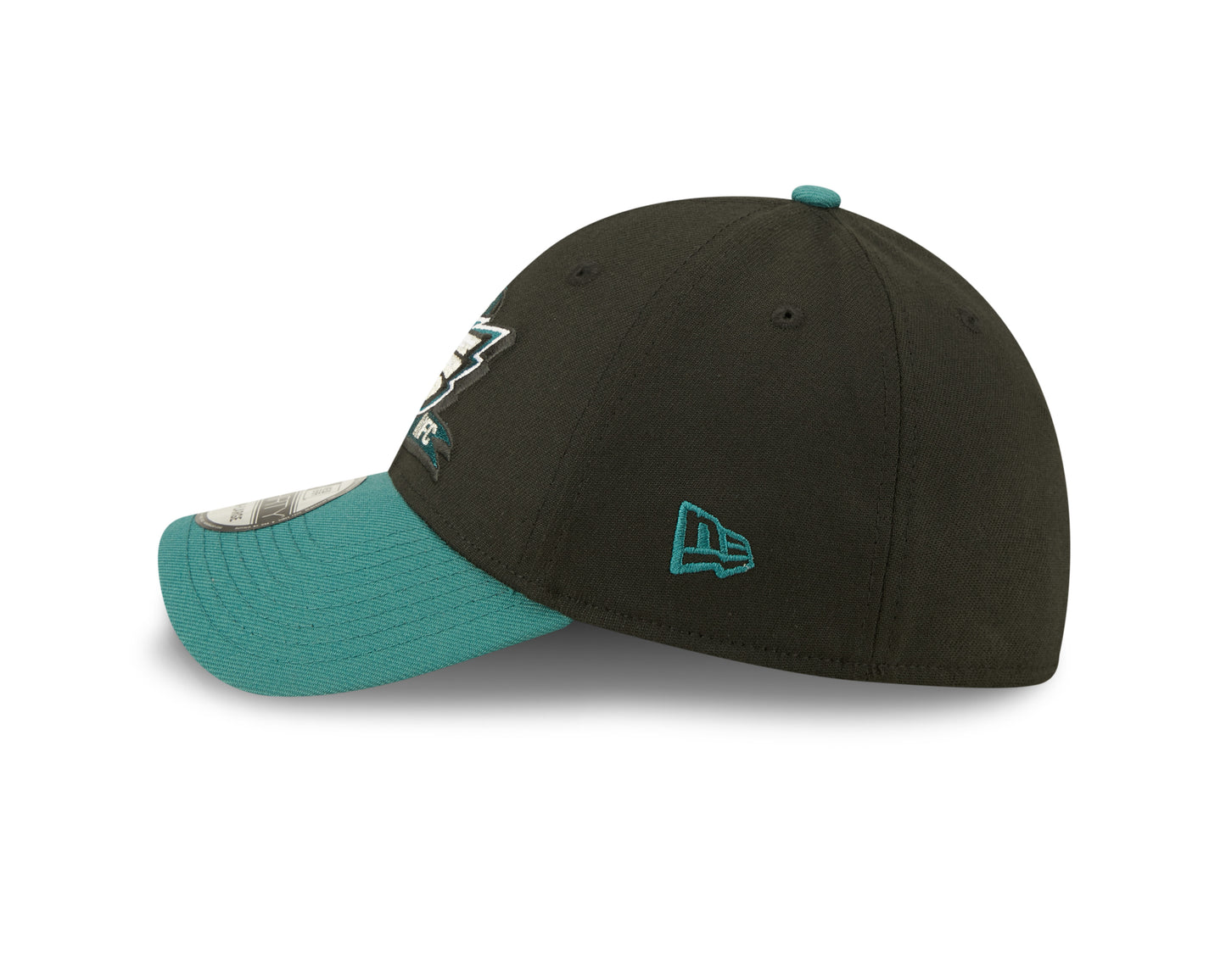 Philadelphia Eagles New Era Sideline Banner Team Colors 39THIRTY Flex Hat - Black