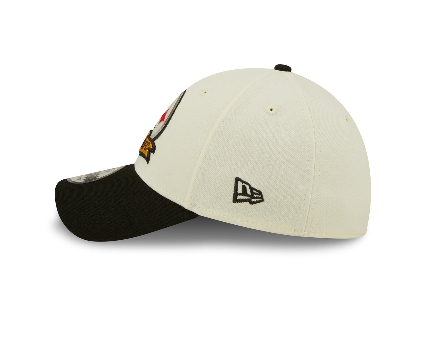 Pittsburgh Steelers New Era Sideline Banner 39THIRTY Flex Hat - Cream