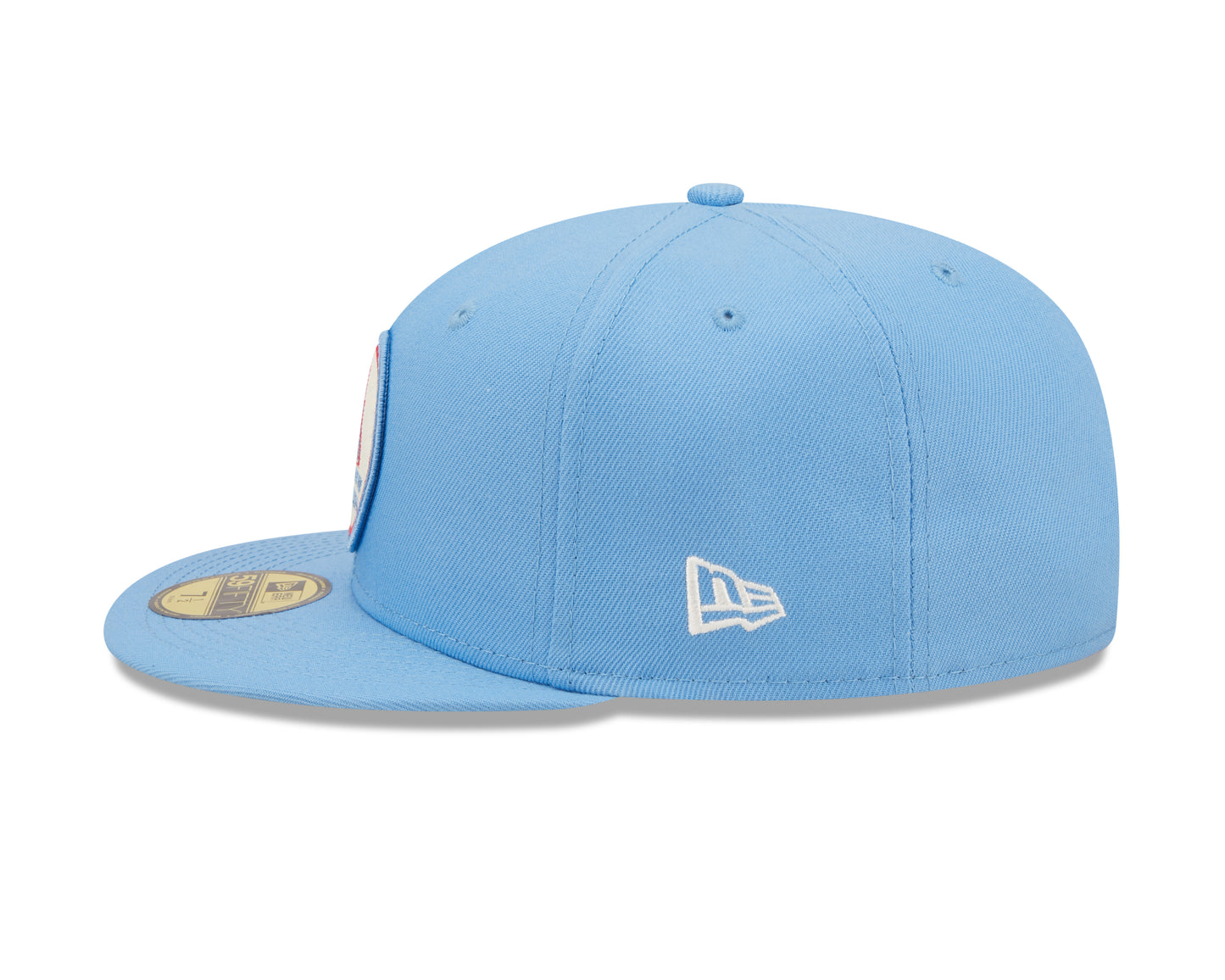 Houston Oilers New Era Sideline 59FIFTY Historic Fitted Hat-Blue