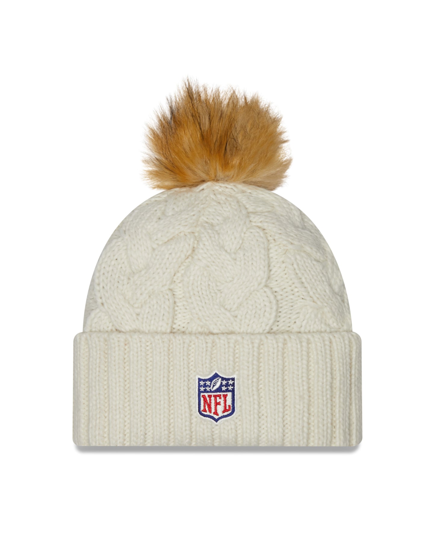 Washington Commanders New Era Women's Sideline Knit Hat- Cream