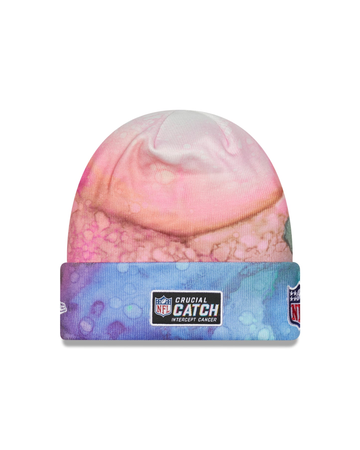 Los Angeles Rams New Era Crucial Catch Knit Hat- Pink Ink