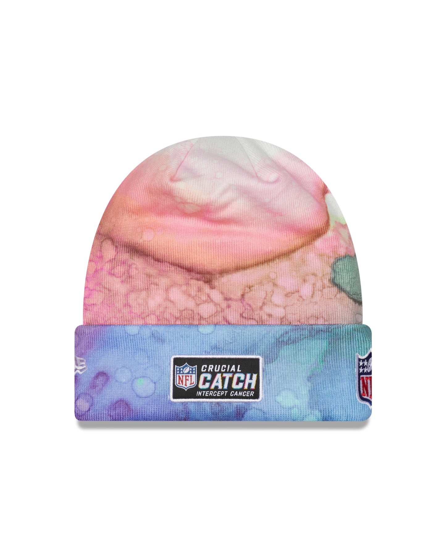 Las Vegas Raiders New Era Crucial Catch Knit Hat - Pink Ink