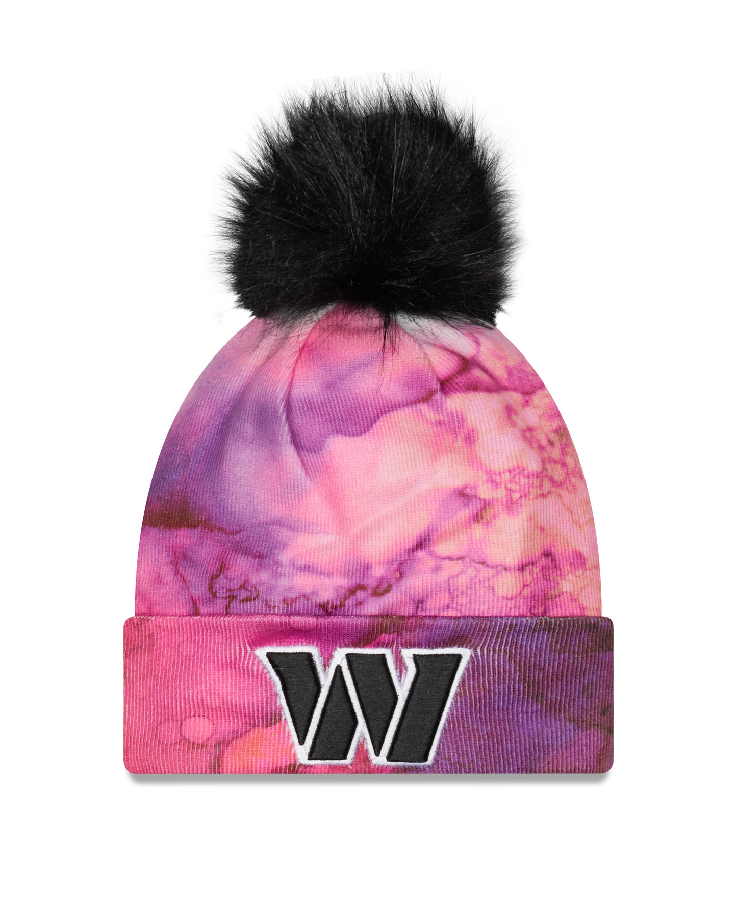 Washington Commanders New Era Women's Ink Crucial Catch Knit Hat