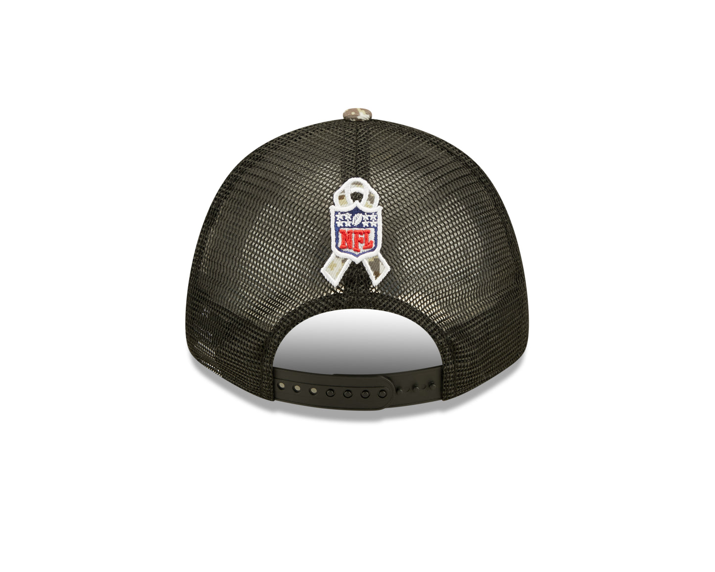 Pittsburgh Steelers New Era Salute To Service 9FORTY Adjustable Hat - Black