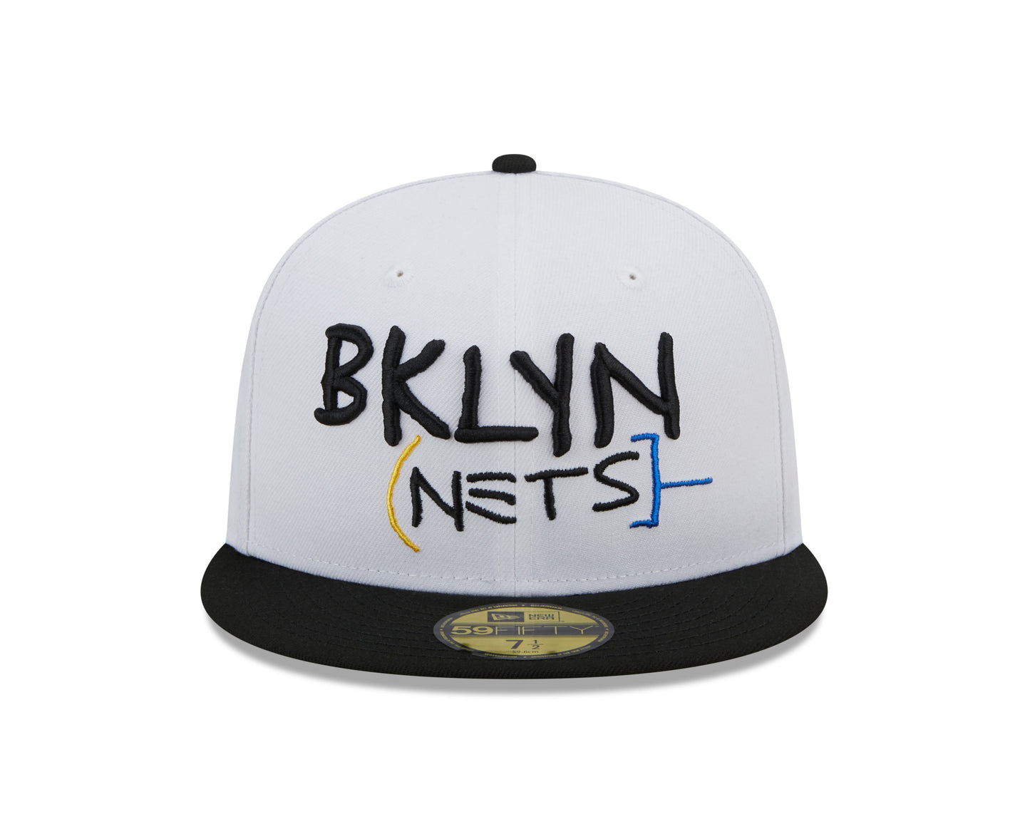Brooklyn Nets New Era City Edition 59FIFTY Fitted Hat - White