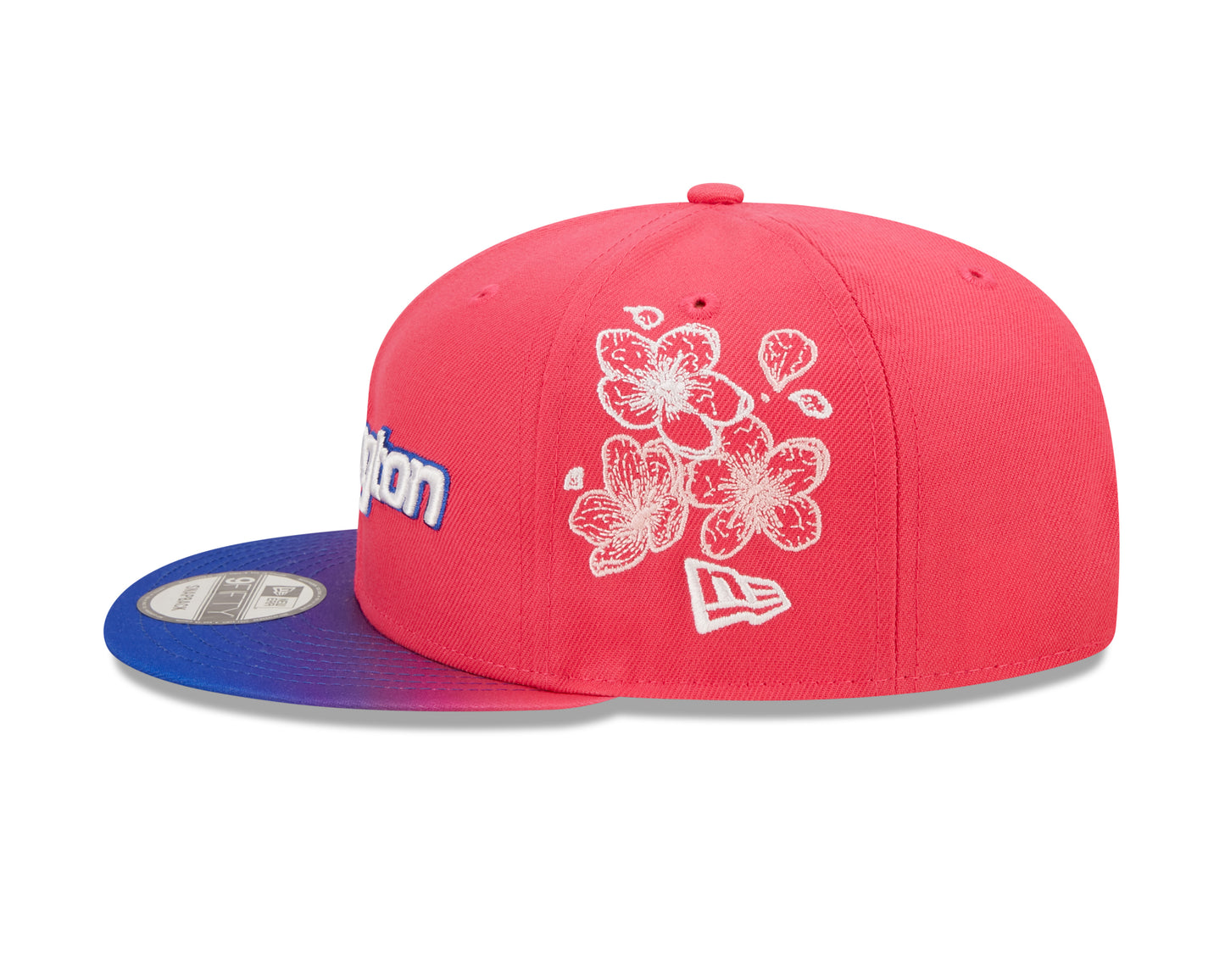 Washington Wizards New Era City Edition 9FIFTY Snap Back Hat - Pink/Blue