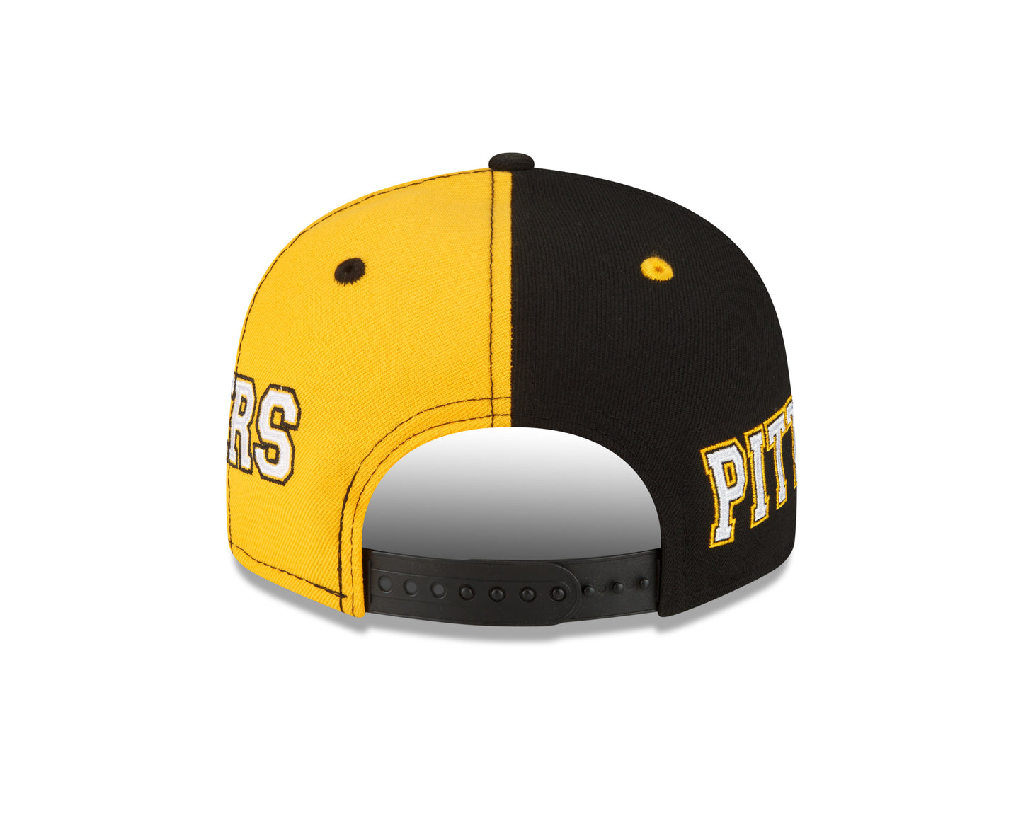 Pittsburgh Steelers New Era Team Split 9FIFTY Snap Back Hat - Yellow/Black