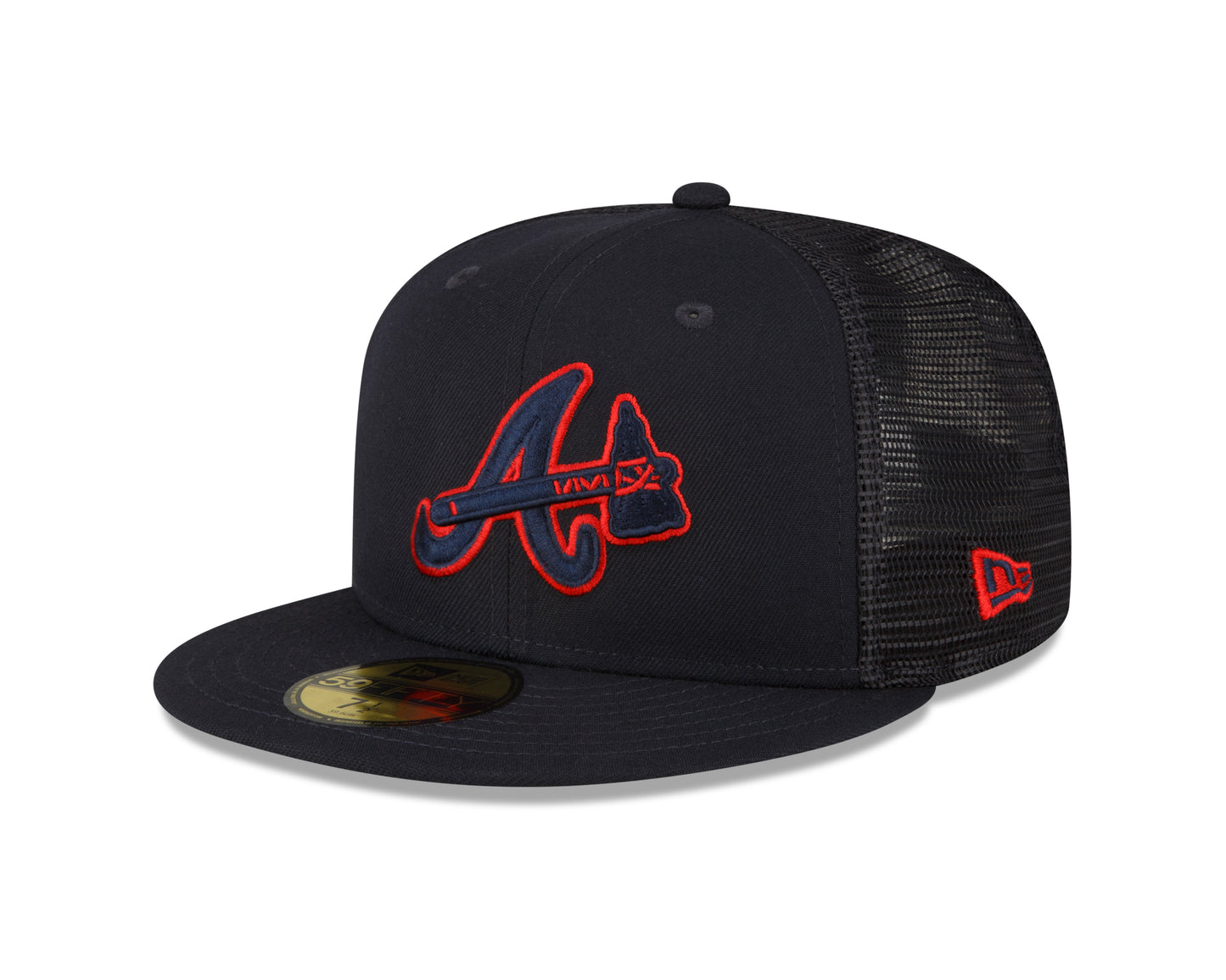Atlanta Braves New Era Spring Training 59fifty Mesh Fitted Hat