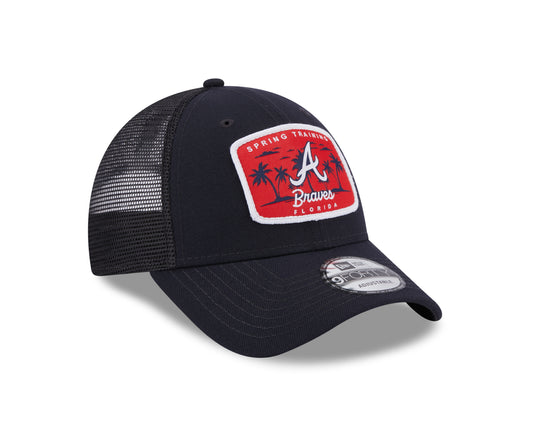 Atlanta Braves New Era Spring Training Heater Trucker 9Forty Hat