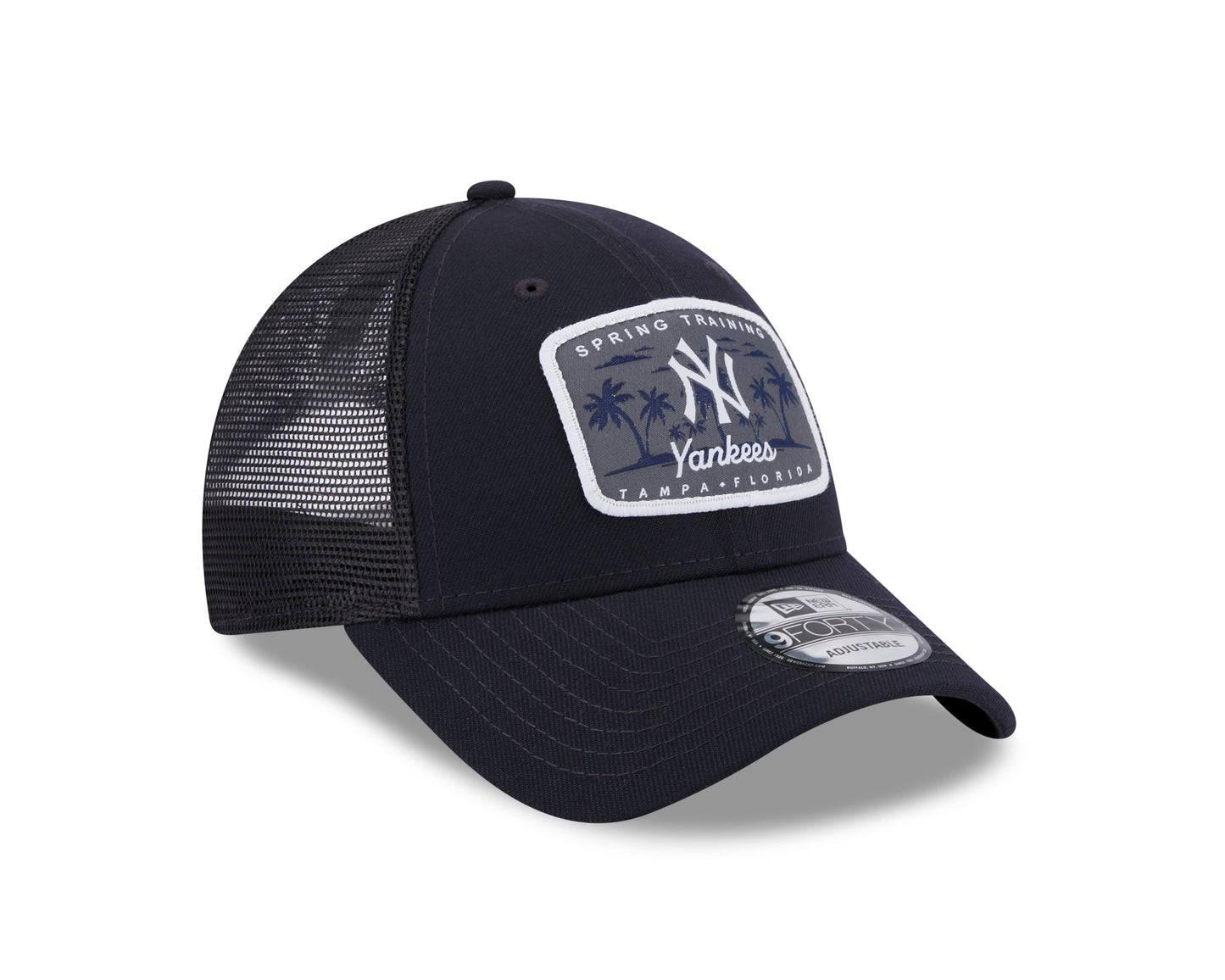 New York Yankees New Era Spring Training Trucker Mesh Navy 9Forty Hat