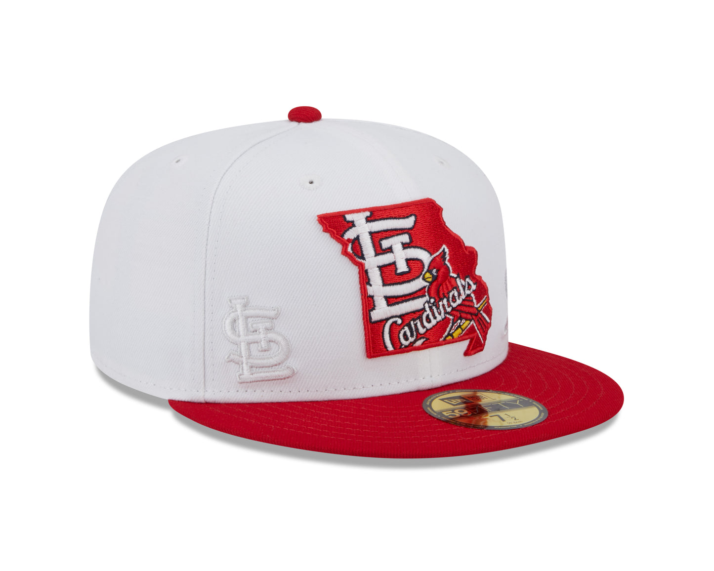 St. Louis Cardinals New Era State 59FIFTY Fitted Hat - White