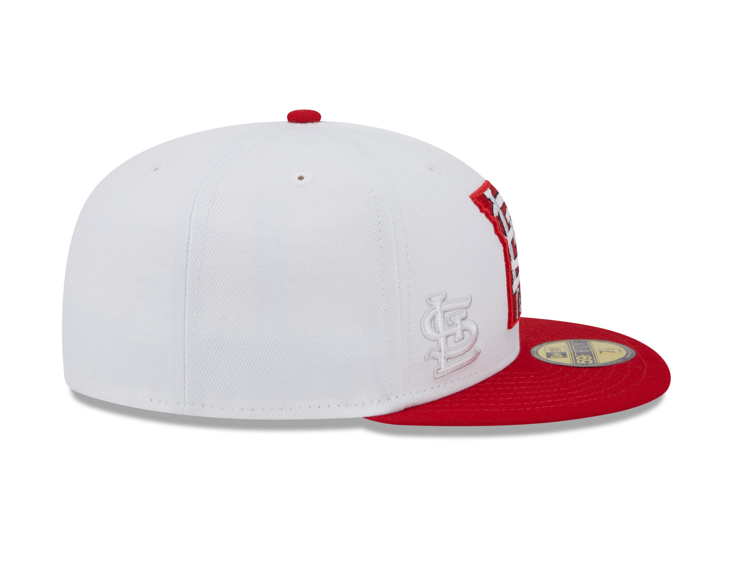 St. Louis Cardinals New Era State 59FIFTY Fitted Hat - White