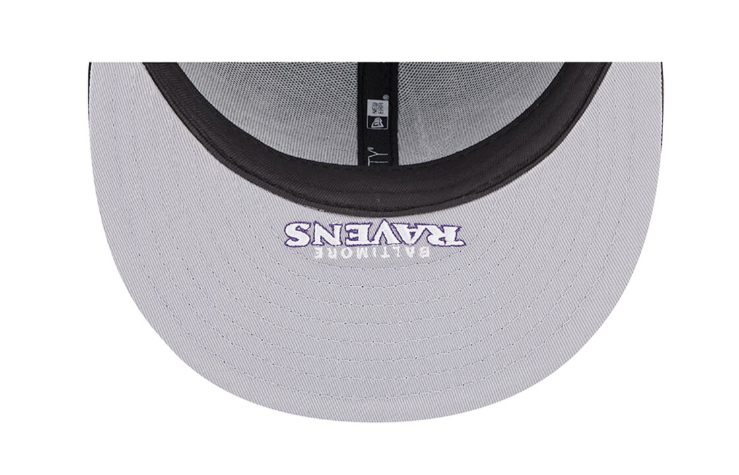 Baltimore Ravens New Era Black Arch 59Fifty Fitted Hat
